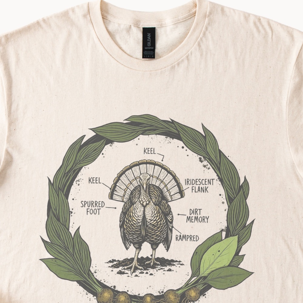 Botanical Bird Anatomy Boho Tee
